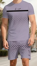 Mens 2 Pcs Set, Mens Summer Suit