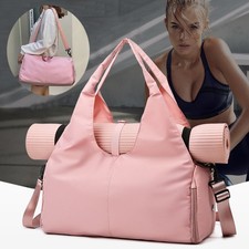 Women Yoga Bag Sports Fitness Dry And Wet Separation Large Capacity Storage Trav