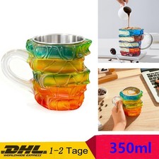 350ml Buchbecher 3D Bemalte Kaffeebecher Bücher Kaffeetasse Geschenke Tasse