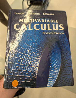 Multivariable Calculus 7th Edition Book Larson Hostetler Edwards