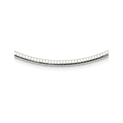 Sterling Silber 3,25 mm mit 2 Zoll Ext Cubetto Kette Halskette Herren Damen