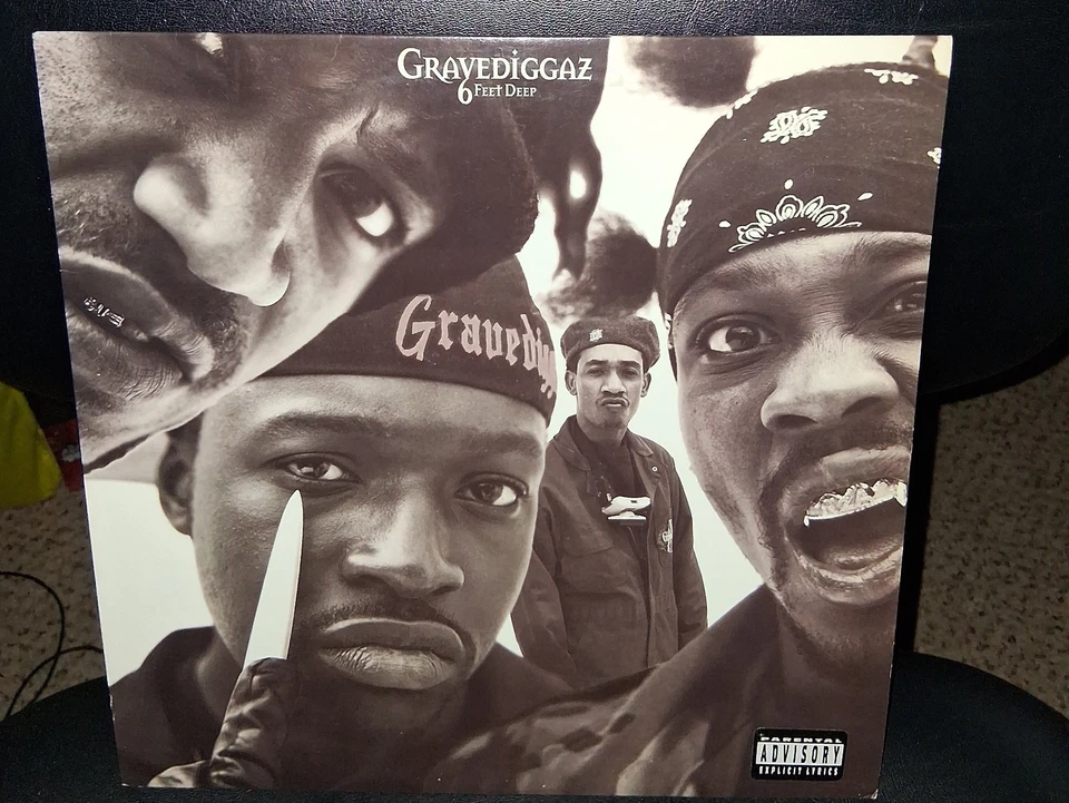 Gravediggaz - 6 Feet Deep 1994 Used Vinyl LP Original Press - Image 2 of 4