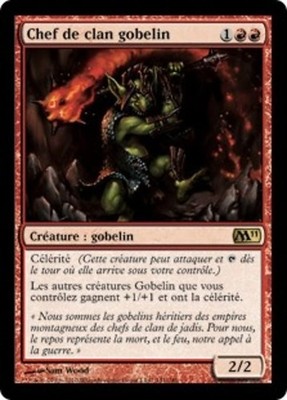 RUSH FRANCAIS Goblin Clanchef [EX/NM] MTG magic M10+