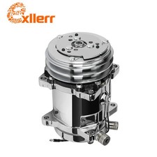 For Sanden 508 Style 2-groove V-belt Silver Chrome Aluminum Ac Compressor New For Sanden 508 Style 2-groove V-belt Silver Chrome Aluminum Ac Compressor New
