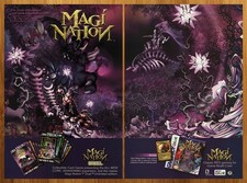 2001 Magi Nation Duel Card Game Print Ad/Poster Gameboy Color GBC CCG TCG Art