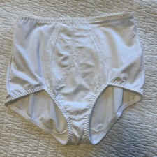 Vintage Hanes Her Way Shiny Sissy Satin High Cut Shaper Panty XL