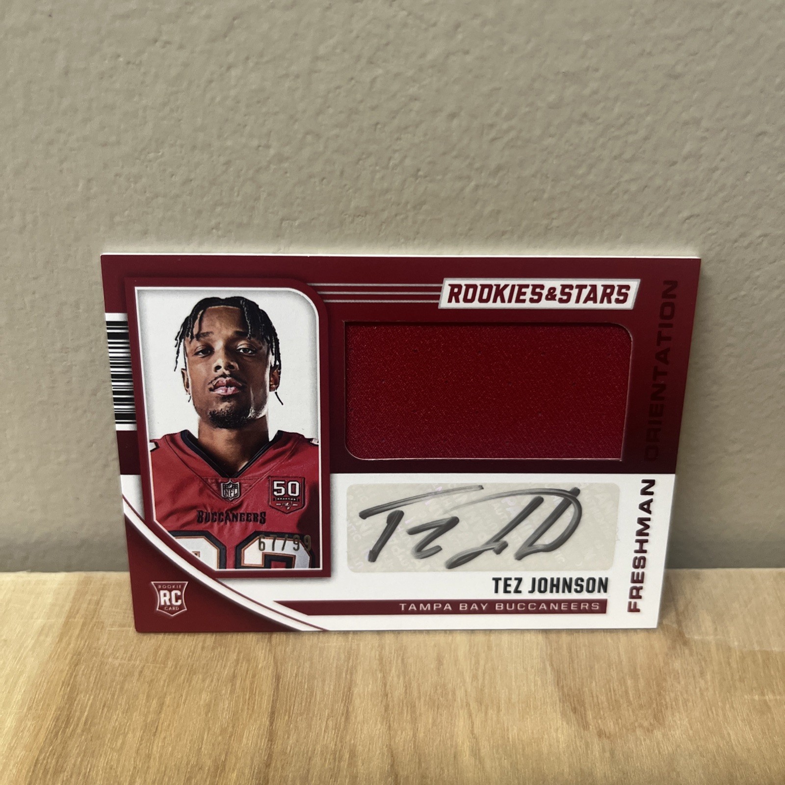 2025 Rookies & Stars Tez Johnson Freshman Orientation RPA # / 99