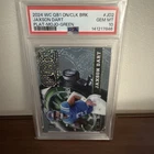 2024 Wild Card QB1 Jaxson Dart PLATINUM MOJO Rookie RC #'D 2/5 #JD2 PSA 10 POP 1