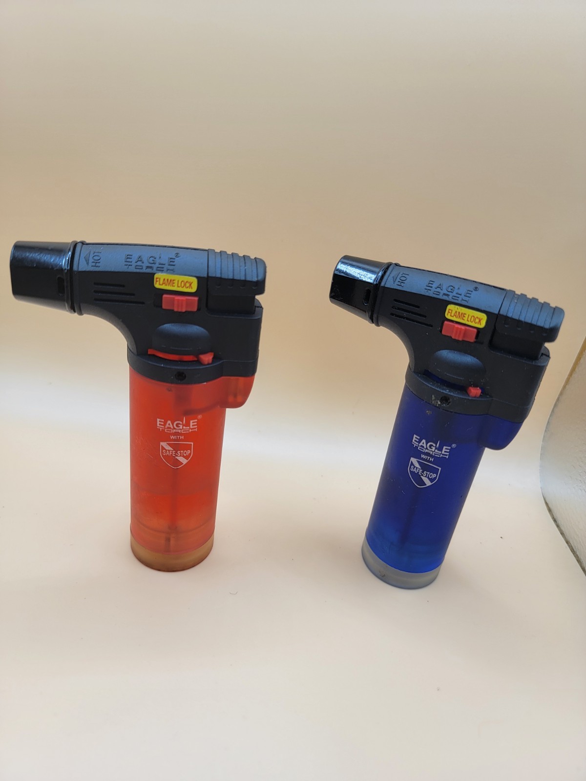 Butane Refillable Semi Transparent Tank Torches