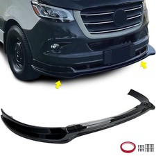 Front Spoiler Lippe Sport Schwarz Glanz für Mercedes Sprinter B 907 910 ab 2018 Front Spoiler Lippe Sport Schwarz Glanz für Mercedes Sprinter B 907 910 ab 2018