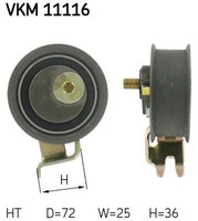Spannrolle Zahnriemen Links FüR Audi Seat Skoda VW A3 A4 B5 Avant A6 C5 TT