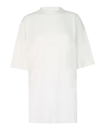 Balenciaga Womens Crewneck Distressed T-Shirt