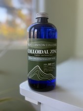 Colloidal Zinc 16 Oz. 240 PPM Ultra Concentrated  Laser Tested FREE SHIPPING