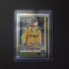 NASCAR Panini/Donruss Michael McDowell 2025 Optic Autographed Trading Card #79