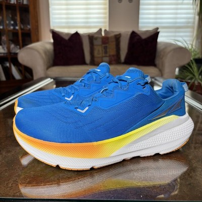 Altra FWD VIA Shoes Mens 11 Blue Road White Running Athletic Zero Drop Sneakers