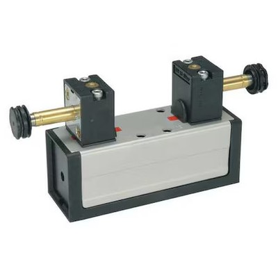 Parker Dx2-621-Bl6n Solenoid Air Control Valve, 4-Way, 2-Pos