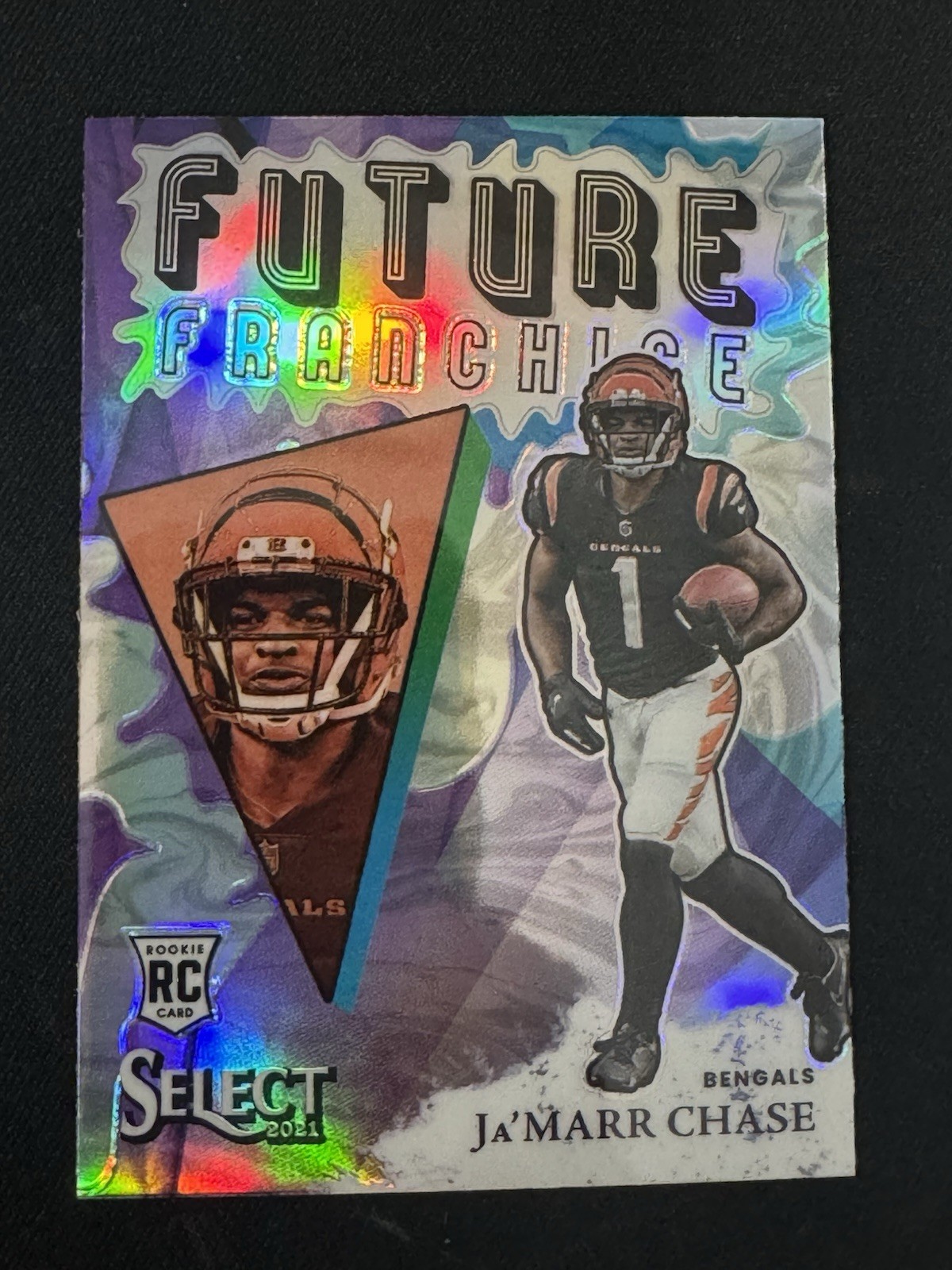 2021 Select JaMarr Chase Future Franchise FFR-5 Insert SSP