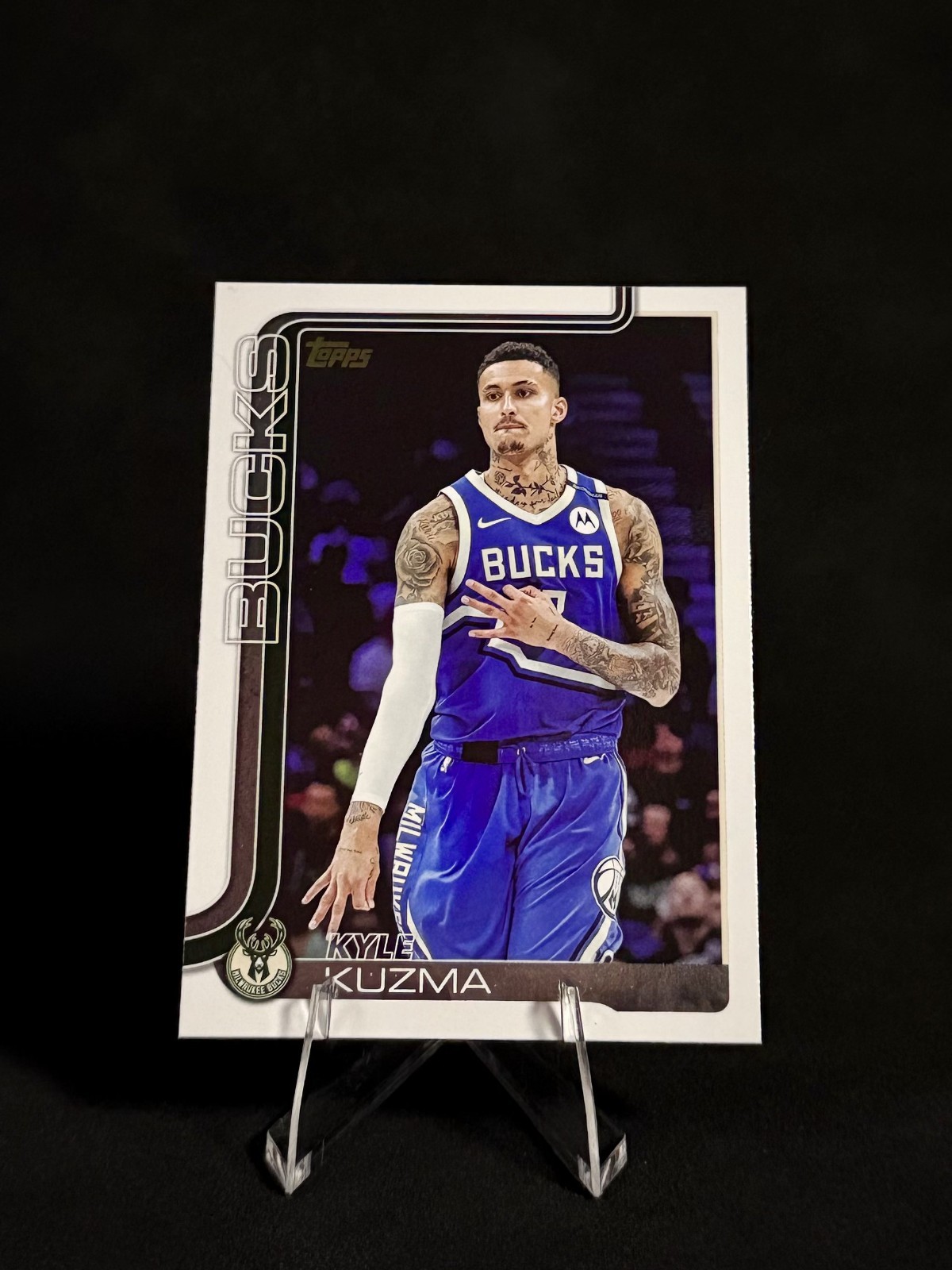 2025-26 Topps Kyle Kuzma #56 Golden Mirror Image Variation SSP