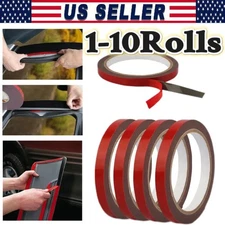 1-10 Auto Tape Acrylic Foam Double Sided Back Car Mounting Adhesive 3mx10mm 10ft