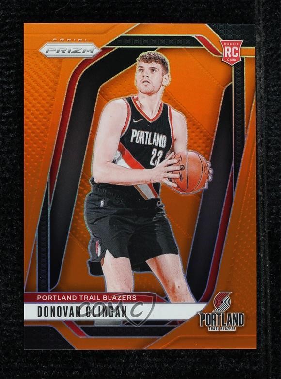 2024-25 Panini Prizm Orange Prizm 1/49 Donovan Clingan #221 Rookie RC 0r5a