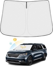 Windshield Sun Shade for 2022-2025 2026 Kia Carnival Accessories Thicken 6-Layer
