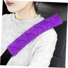2-Pack Universal Car Seat Belt Pads Cover for A More Comfortable purple