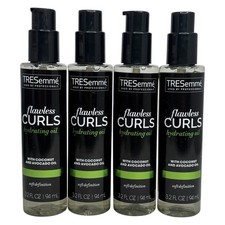 4 Tresemme Curls Hydrating Oil Coconut Avocado Soft Definition 3.2 oz