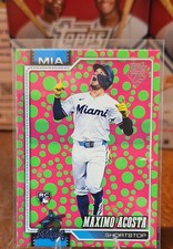2026 Topps Series 1 - Maximo Acosta #172 Green & Pink Polka Dots (RC)