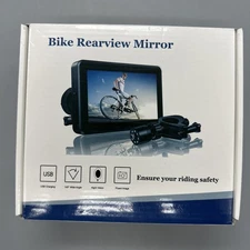 FEISIKE Handlebar Mirror, Bicycle Rear View camera with 4.3'' HD Night Vision