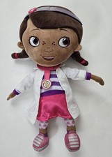 Disney Collection Doc McStuffins Plush Doll 13  Toy Junior Doctor Vet White Coat