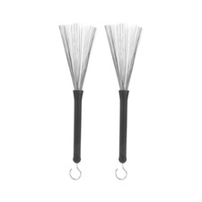 1 Pair Retractable Drum Wire Brushes Drum Stick Brushes for Jazz Fo... Fast Ship