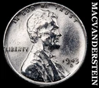 1943-D Lincoln Wheat Cent - Re-processed  Scarce  High Grade  No Reserve  #K655