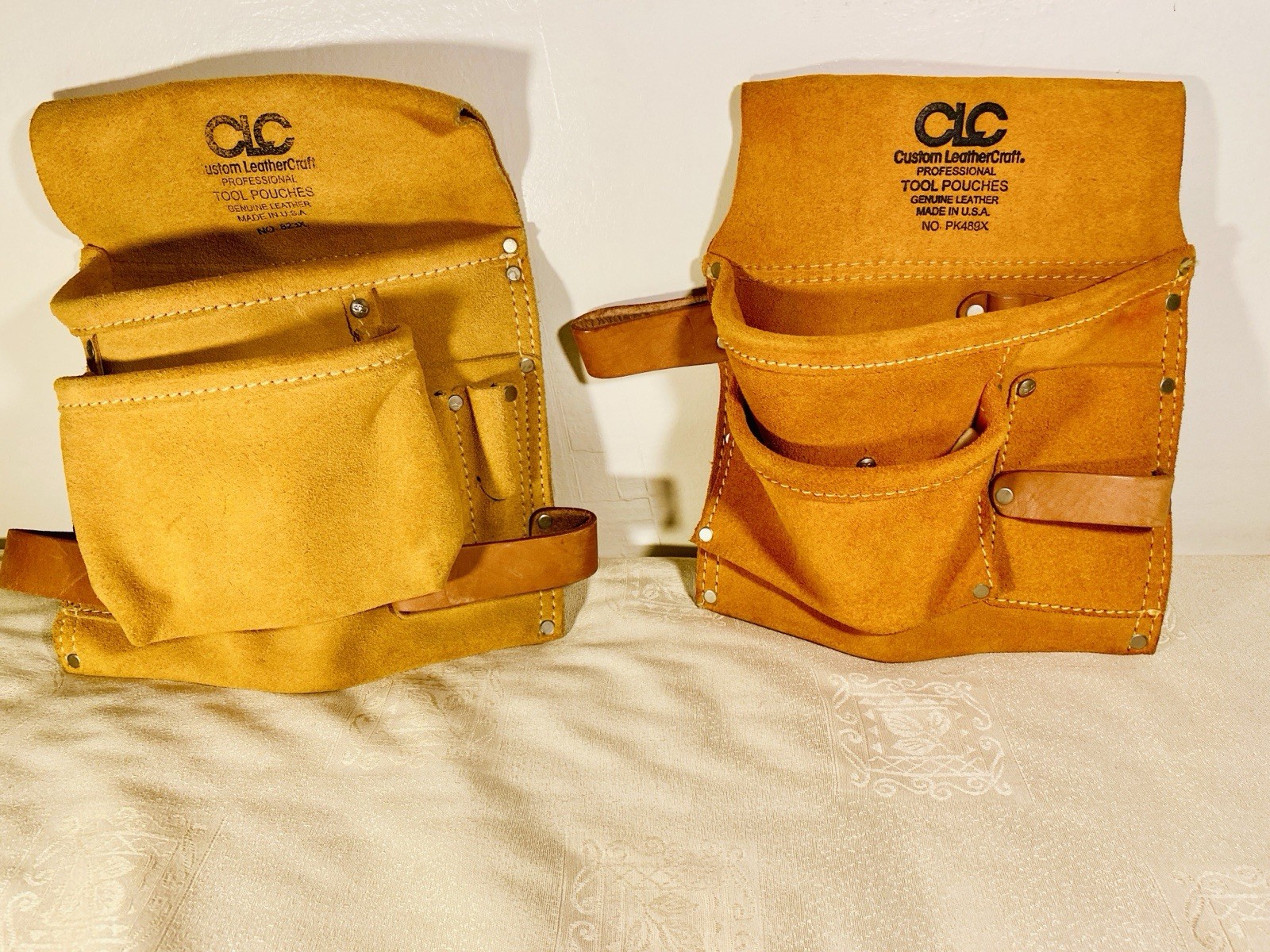 CLC Custom LeatherCraft Professional Tool Pouches Brown Genu