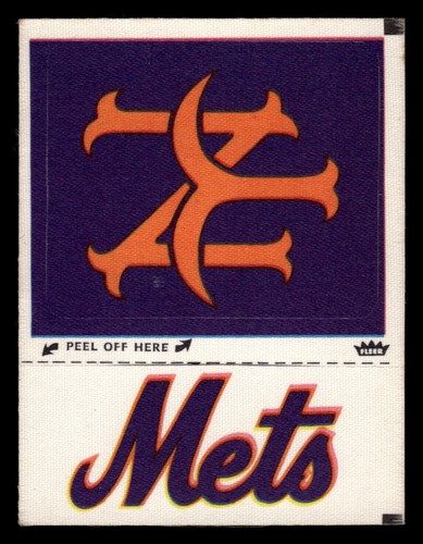 Fleer Stoff Patches Aufkleber Baseball 1970-74 Auswahl aus Scans meist EX++ - Bild 36 von 50