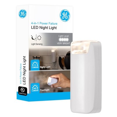Power Outage Plug in Night Light LED Flashlight for Dorm and Apartment
