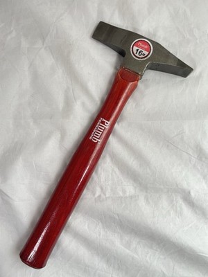 Plumb 16 oz Scaling Chipping Brick Layer Hammer Permabond New Old Stock