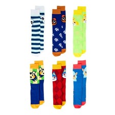 Animal Crossing New Horizons Men s Character Crew Socks 6-Pack