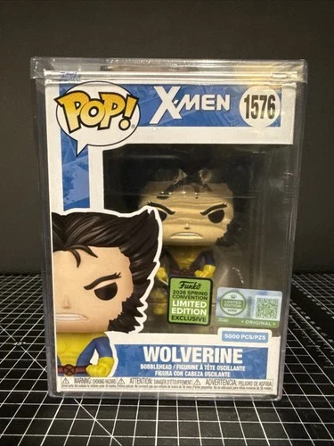 Funko Pop! X-Men Wolverine #1576 LE 5000 Pieces ECCC Shared w/Protector Sealed