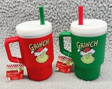 Infantino My 1st Tumbler Limited Edition 6m The Grinch Red  Green Cup Set Lot
