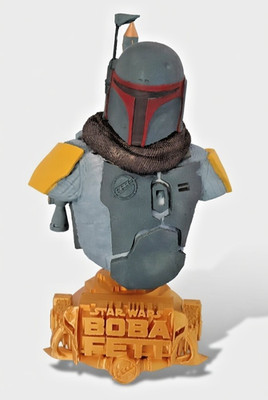 3D gedruckte Star Wars Figuren Büsten - Vader, Han, Luke, Imperator, C3PO, R2D2+