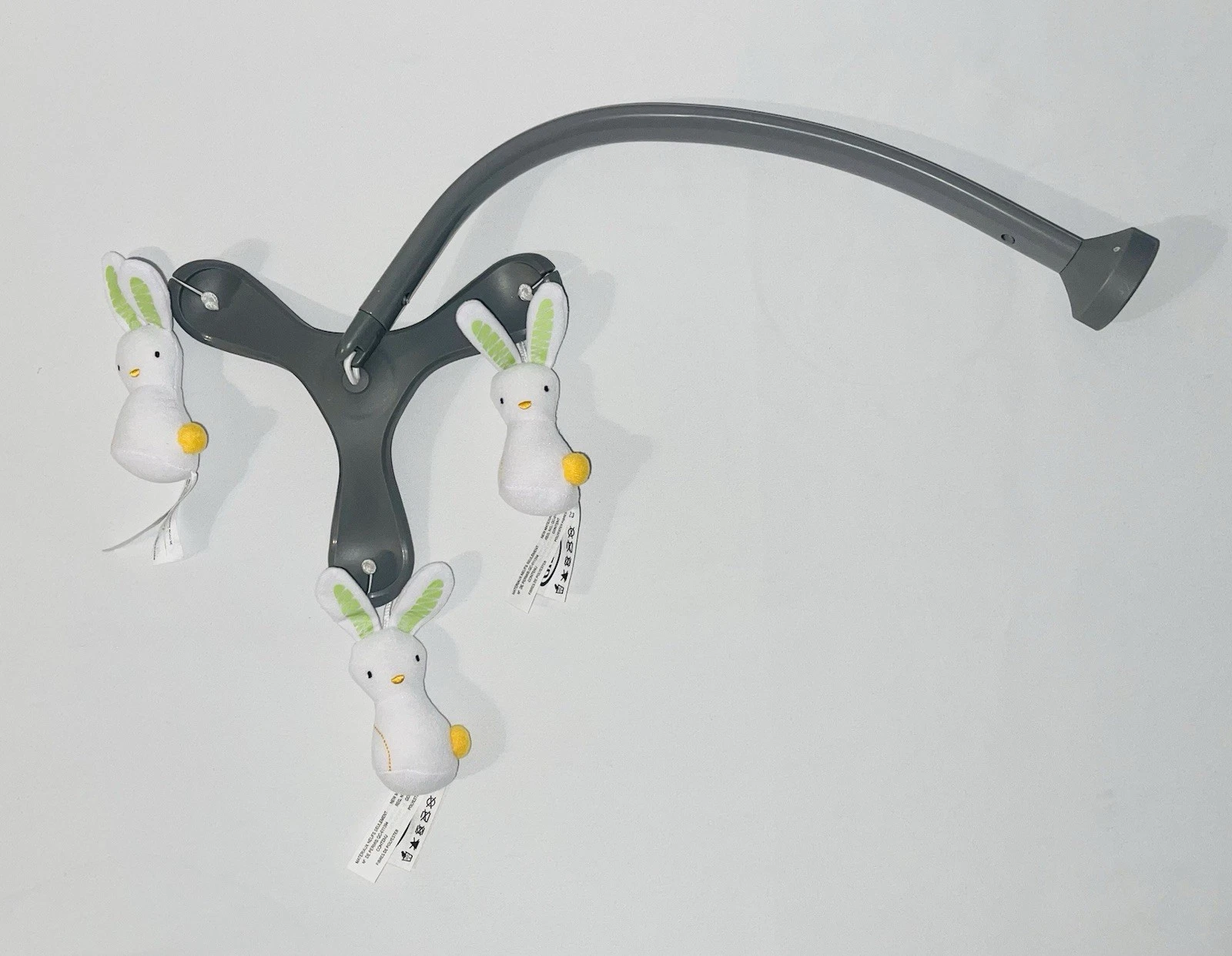 Graco DuoGlider Gliding Swing Replacement Part Mobile & Soft Bunny Toys