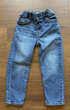 OshKosh B'Gosh kid's straight blue denim jeans with adjustable waist-Size 4T