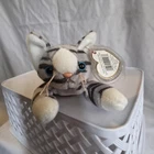 New ListingTy Beanie Baby Prance the Cat 1997 Vintage Plush Retired Grey Tabby