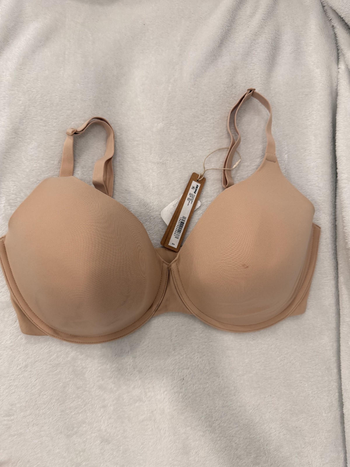 SKIMS Fits Everybody Unlined T-Shirt Bra BR-UWR-2294 Mica 36DD