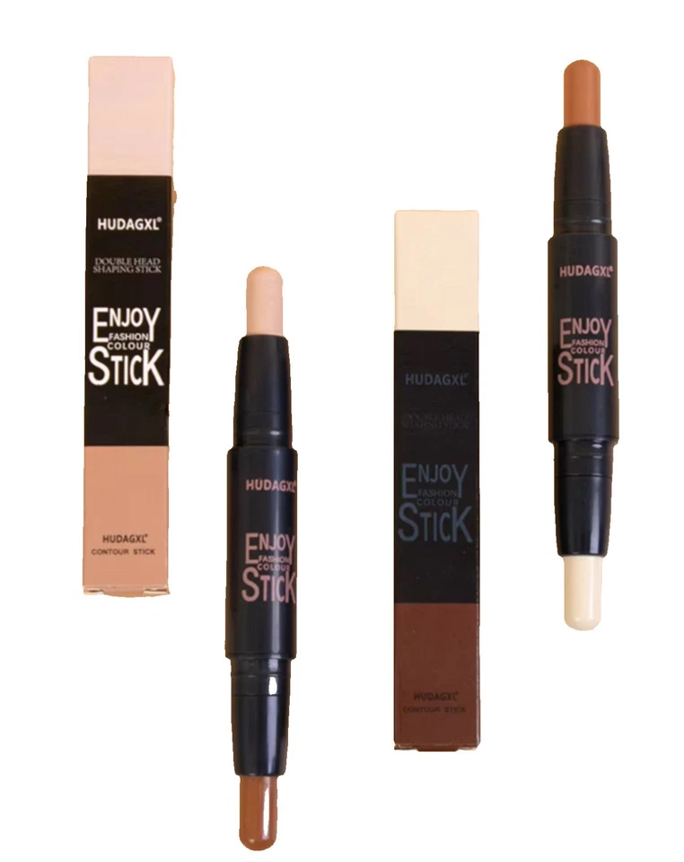 Cream Contour Concealer Stick Dual Highlighter Bronzer Foundation Blush Crayon - Image 3 of 4
