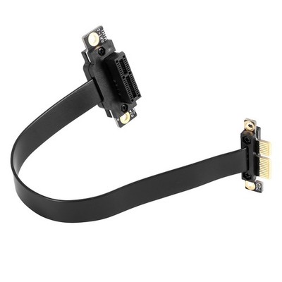 PCIE X1 Riser Kabel Dual 90 Grad Recht Winkliges PCIe 3.0 X1 Bis X1 VerläNg4538