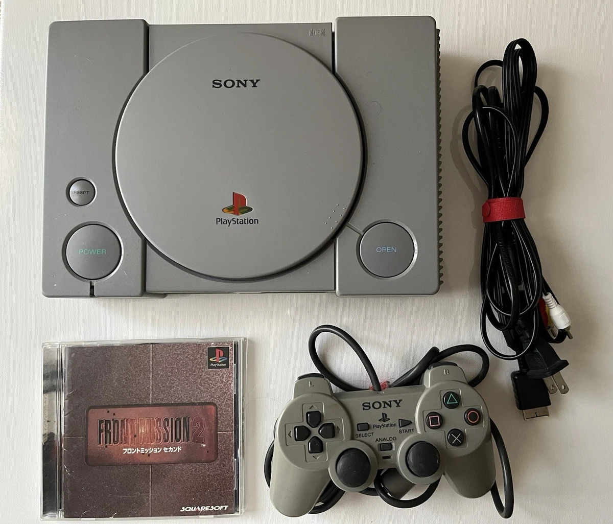 Sony PlayStation 1 NTSC-J (Japan) Composite RCA Video Game