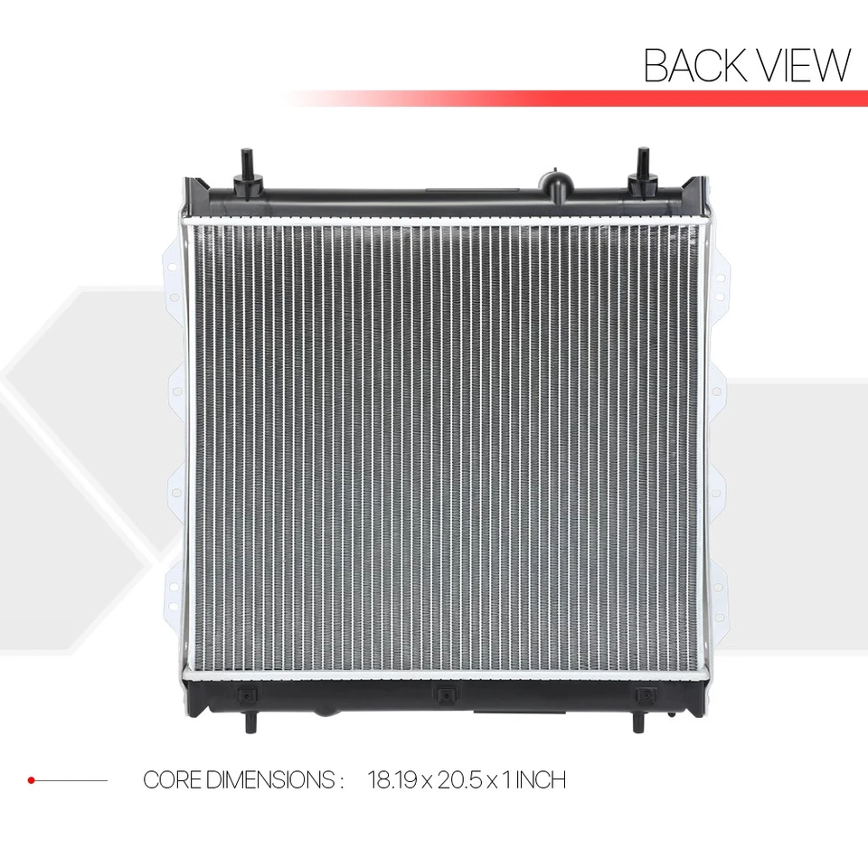 Repuesto radiador aluminio OE para 03-09 Chrysler PT Cruiser Turbo AT dpi-2677 Foto 3 de 4