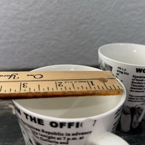 Set Of 2 TianXin Women Won The Office Bone China Mugs - Picture 7 of 8