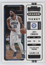 2022-23 Panini Contenders Season Ticket Retail Joel Embiid #9 00gy